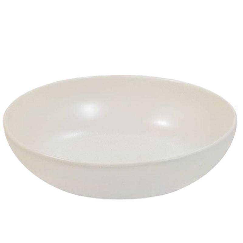Extra Large Ceramic Serving Bowl in American White Matte 110oz
