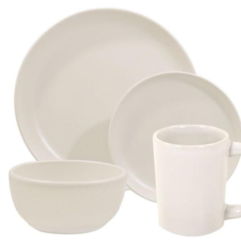 16 Piece Set in American White Matte