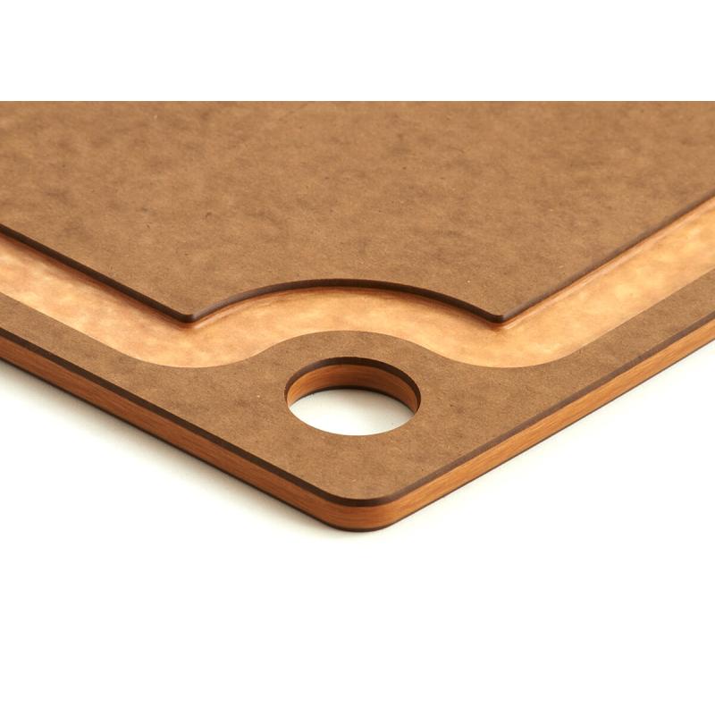 Gourmet Series 27" × 17.5" Cutting Board Nutmeg/Natural