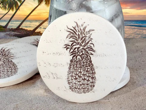 Pineapple Coasters Set of 4