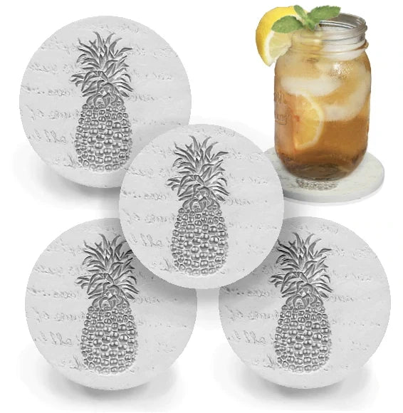 Dog Paw Coasters Set of 4