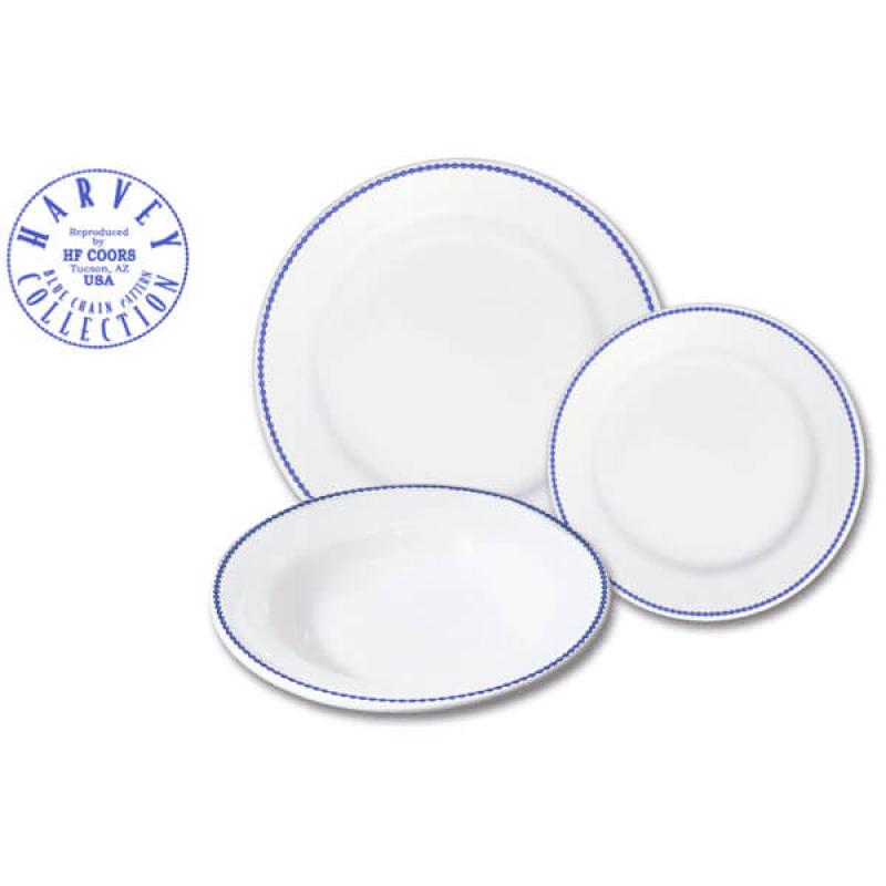 3pc Place Setting Blue Chain