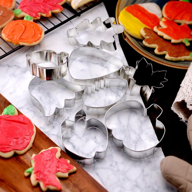 Fall Cookie Cutters Set of 8